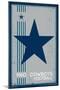 NFL Dallas Cowboys - Retro Logo 14-Trends International-Mounted Poster