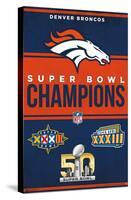 NFL Denver Broncos - Champions 23-Trends International-Stretched Canvas