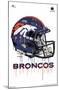 NFL Denver Broncos - Drip Helmet 20-Trends International-Mounted Poster