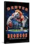 NFL Denver Broncos - End Zone 17-Trends International-Framed Poster