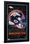 NFL Denver Broncos - Neon Helmet 23-Trends International-Framed Poster