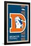 NFL Denver Broncos - Retro Logo 14-Trends International-Framed Poster