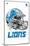 NFL Detroit Lions - Drip Helmet 20-Trends International-Mounted Poster