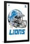 NFL Detroit Lions - Drip Helmet 20-Trends International-Framed Poster