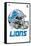 NFL Detroit Lions - Drip Helmet 20-Trends International-Framed Stretched Canvas