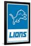 NFL Detroit Lions - Logo 21-Trends International-Framed Poster