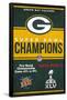 NFL Green Bay Packers - Champions 23-Trends International-Framed Poster