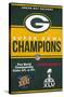 NFL Green Bay Packers - Champions 23-Trends International-Stretched Canvas