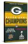 NFL Green Bay Packers - Champions 23-Trends International-Stretched Canvas