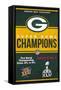 NFL Green Bay Packers - Champions 23-Trends International-Framed Stretched Canvas