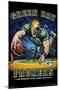 NFL Green Bay Packers - End Zone 17-Trends International-Mounted Poster