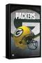 NFL Green Bay Packers - Helmet 16-Trends International-Framed Stretched Canvas