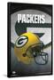 NFL: Green Bay Packers- Helmet Logo-null-Framed Poster
