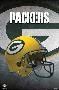 NFL: Green Bay Packers- Helmet Logo-null-Lamina Framed Poster