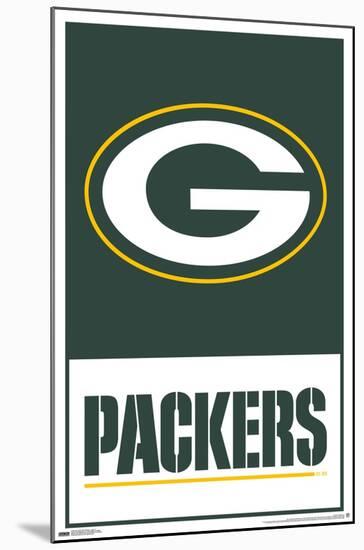 NFL Green Bay Packers - Logo 21-Trends International-Mounted Poster