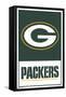 NFL Green Bay Packers - Logo 21-Trends International-Framed Stretched Canvas