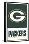 NFL Green Bay Packers - Logo 21-Trends International-Framed Stretched Canvas