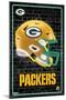 NFL Green Bay Packers - Neon Helmet 23-Trends International-Mounted Poster