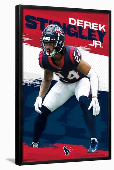 NFL Houston Texans - Derek Stingley Jr. 23-Trends International-Framed Poster