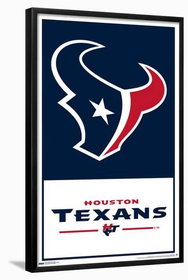 NFL Houston Texans - Logo 21-Trends International-Framed Poster