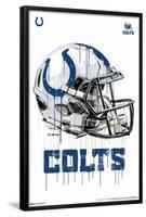 NFL Indianapolis Colts - Drip Helmet 20-Trends International-Framed Poster