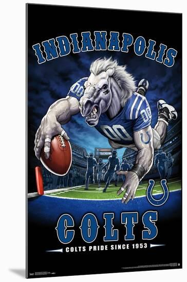 NFL Indianapolis Colts - End Zone 17-Trends International-Mounted Poster