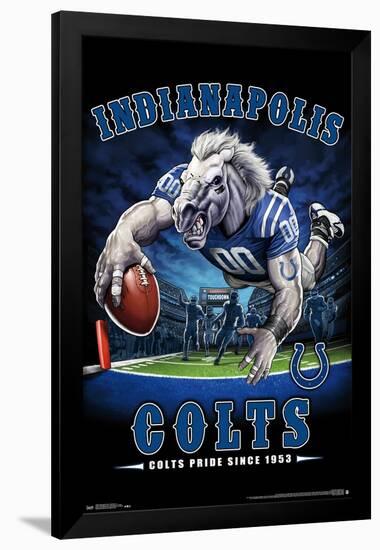 NFL Indianapolis Colts - End Zone 17-Trends International-Framed Poster