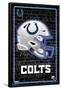 NFL Indianapolis Colts - Neon Helmet 23-Trends International-Framed Poster