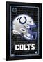 NFL Indianapolis Colts - Neon Helmet 23-Trends International-Framed Poster