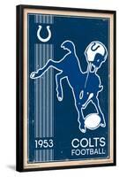 NFL Indianapolis Colts - Retro Logo 14-Trends International-Framed Poster