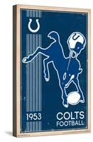 NFL Indianapolis Colts - Retro Logo 14-Trends International-Stretched Canvas