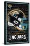 NFL Jacksonville Jaguars - Neon Helmet 23-Trends International-Stretched Canvas