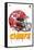 NFL Kansas City Chiefs - Drip Helmet 20-Trends International-Framed Stretched Canvas