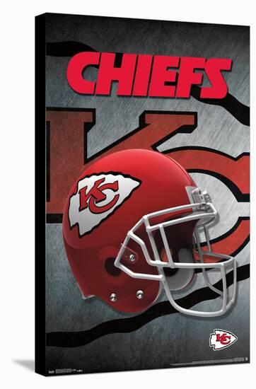 NFL Kansas City Chiefs - Helmet 16-Trends International-Stretched Canvas