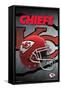 NFL Kansas City Chiefs - Helmet 16-Trends International-Framed Stretched Canvas