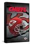 NFL Kansas City Chiefs - Helmet 16-Trends International-Framed Stretched Canvas