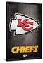 NFL Kansas City Chiefs - Logo 13-Trends International-Framed Poster