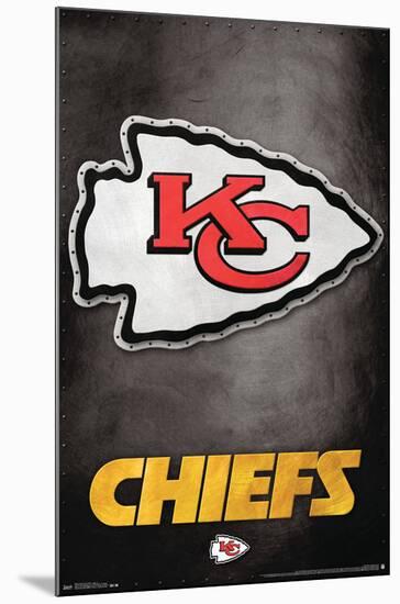 NFL Kansas City Chiefs - Logo 13-Trends International-Mounted Poster