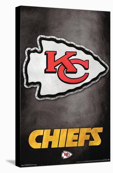NFL Kansas City Chiefs - Logo 13-Trends International-Stretched Canvas