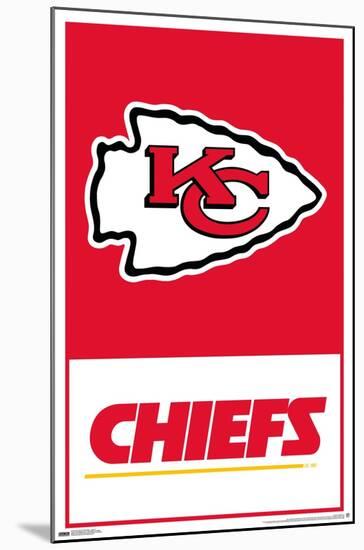 NFL Kansas City Chiefs - Logo 21-Trends International-Mounted Poster