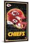 NFL Kansas City Chiefs - Neon Helmet 23-Trends International-Mounted Poster