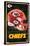 NFL Kansas City Chiefs - Neon Helmet 23-Trends International-Stretched Canvas