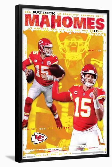 NFL Kansas City Chiefs - Patrick Mahomes II 20-Trends International-Framed Poster