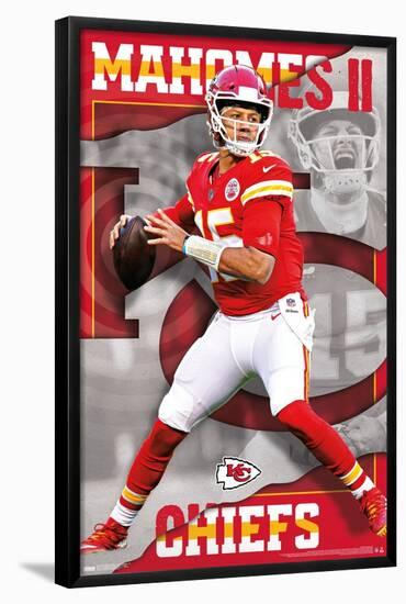 NFL Kansas City Chiefs - Patrick Mahomes II 22-Trends International-Framed Poster