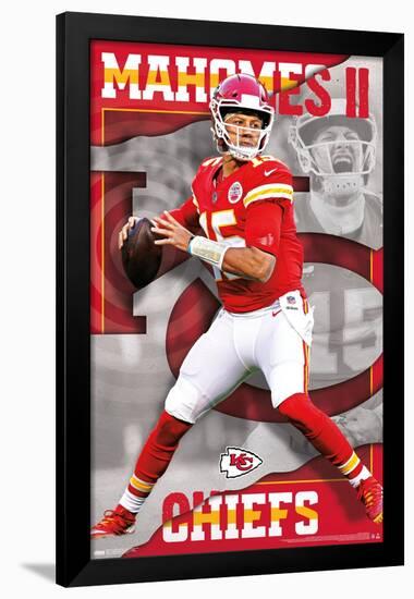 NFL Kansas City Chiefs - Patrick Mahomes II 22-Trends International-Framed Poster