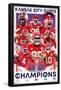 NFL Kansas City Chiefs - Super Bowl LVIII Champions-Trends International-Framed Poster