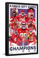 NFL Kansas City Chiefs - Super Bowl LVIII Champions-Trends International-Framed Poster