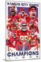 NFL Kansas City Chiefs - Super Bowl LVIII Champions-Trends International-Mounted Poster