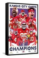 NFL Kansas City Chiefs - Super Bowl LVIII Champions-Trends International-Framed Stretched Canvas