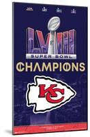 NFL Kansas City Chiefs - Super Bowl LVIII Team Logo-Trends International-Mounted Poster